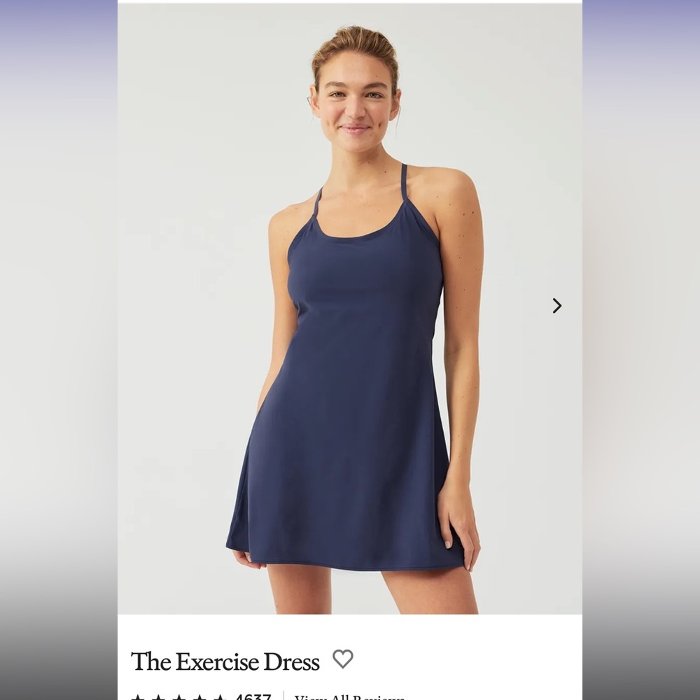 Outdoor Voices Exercise Dress- Navy XL